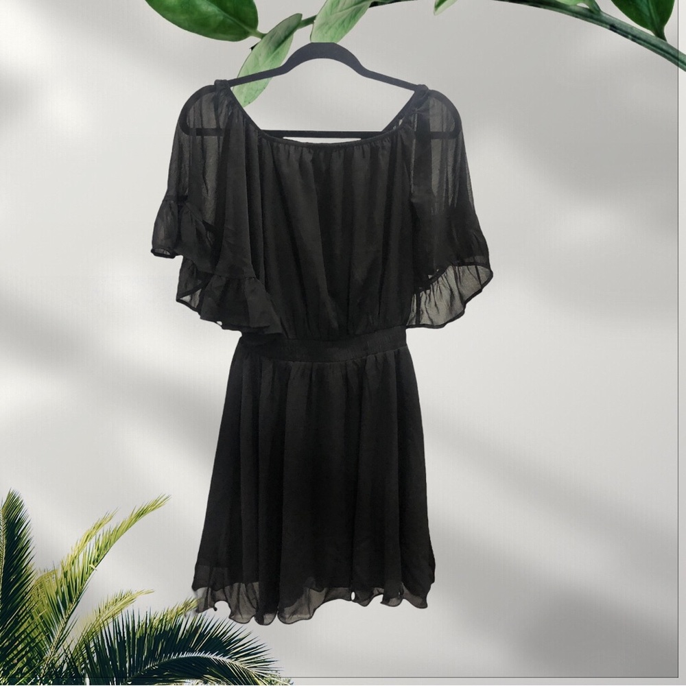 Endless rose sheer black romper